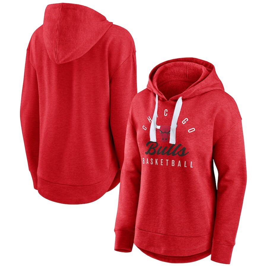 

Пуловер с капюшоном Fanatics Branded Chicago Bulls, красный