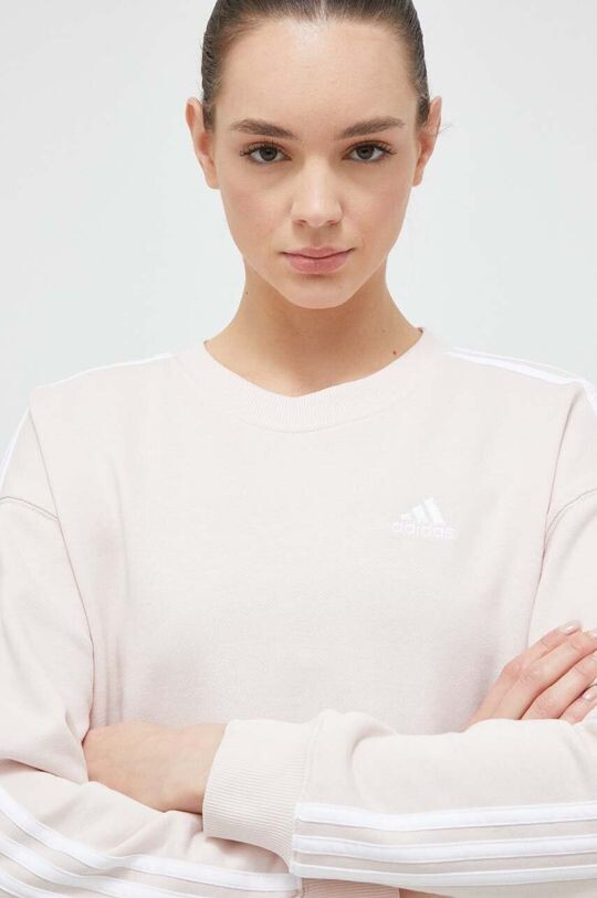 

Толстовка Adidas из хлопка adidas, розовый