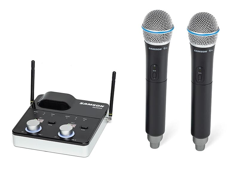 

Беспроводная система Samson Concert 288m Dual-Channel Wireless Handheld Microphone System (K Band)