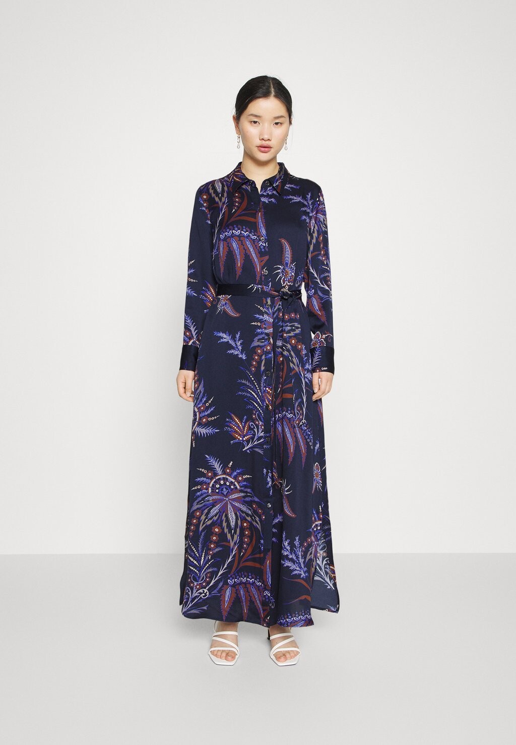 

Платье макси Banana Republic, синий