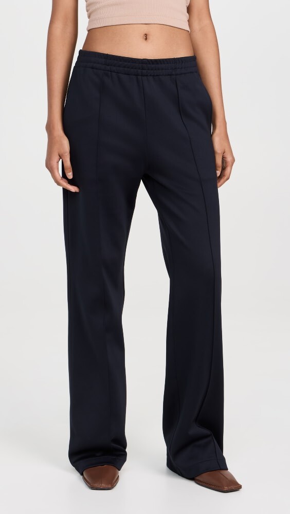 

Брюки Tibi Active Knit Scottie Jogger, нави