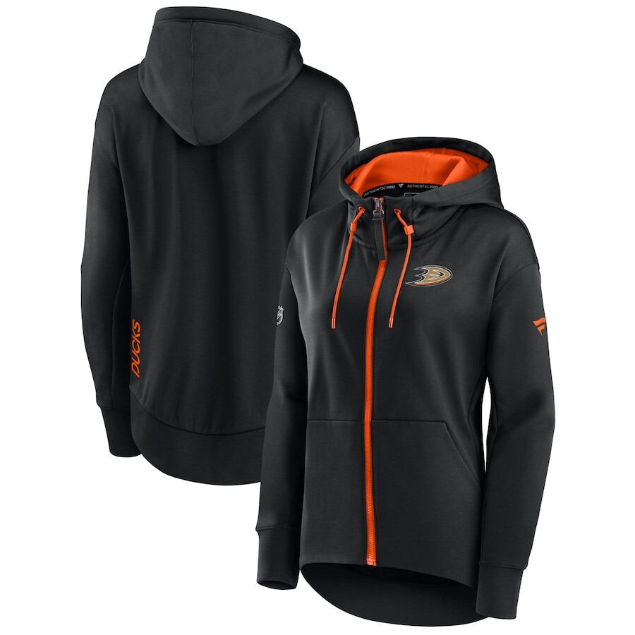 

Толстовка на молнии Fanatics Branded Anaheim Ducks, черный