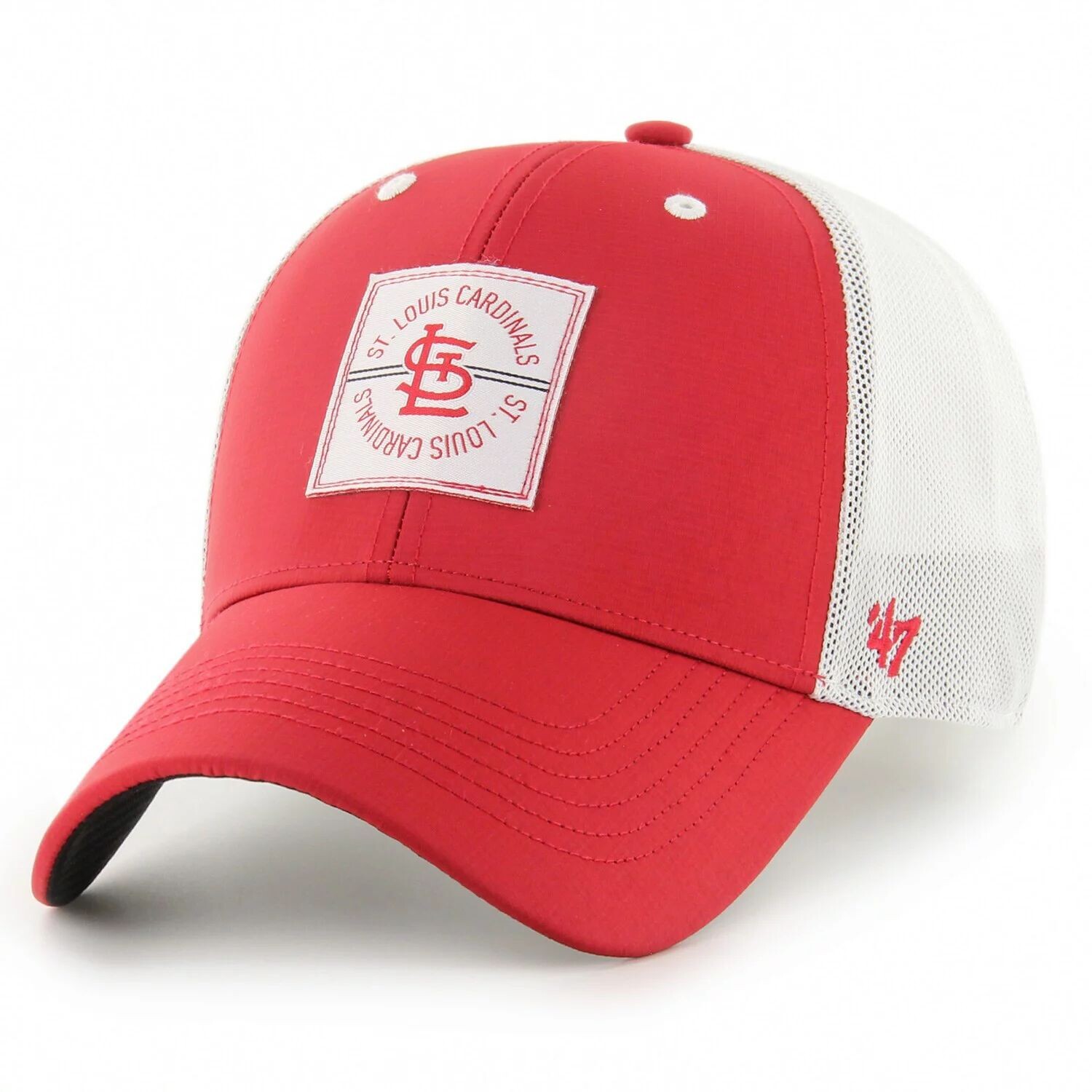 

Мужская регулируемая кепка Red St. Louis Cardinals Disburse MVP Trucker '47