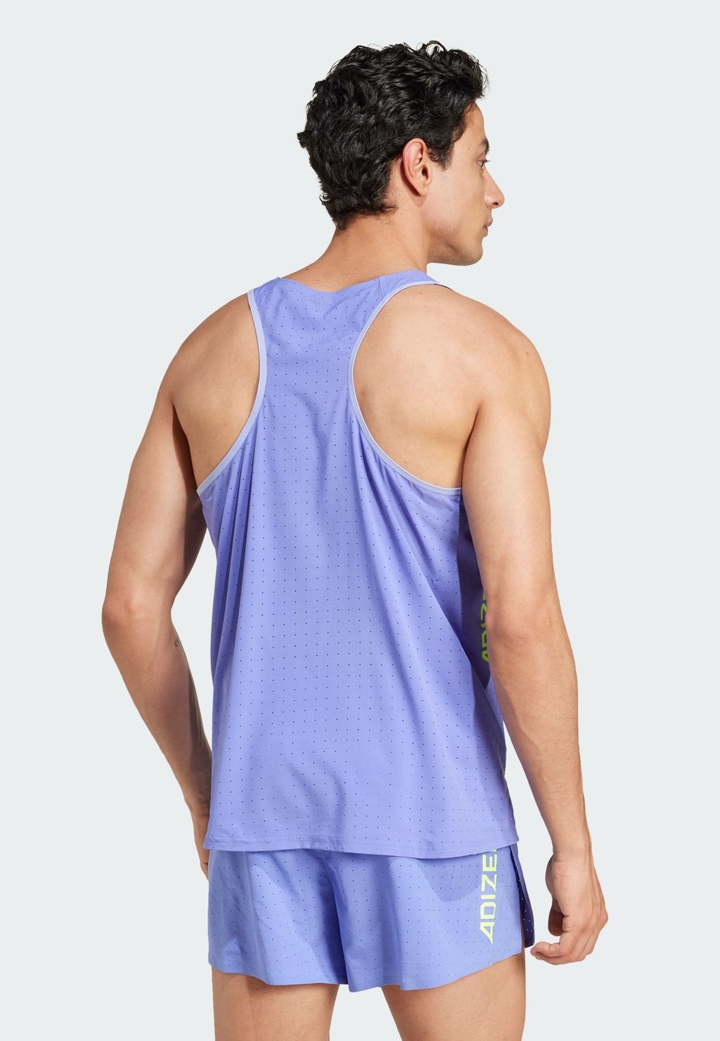 

Топ ADIZERO TANK adidas Performance, фиолетовый