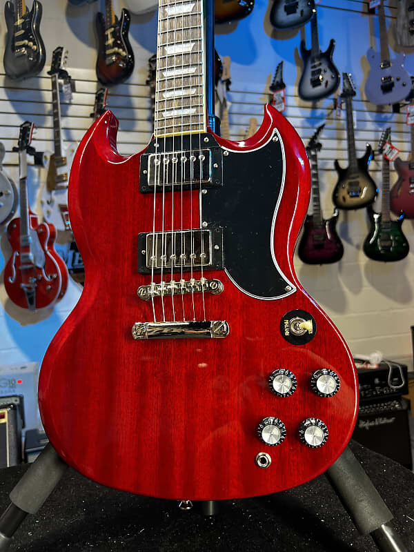 

Электрогитара Epiphone SG Standard '61 Electric Guitar - Vintage Cherry Auth Deal Free Ship! 682 GET PLEK’D!