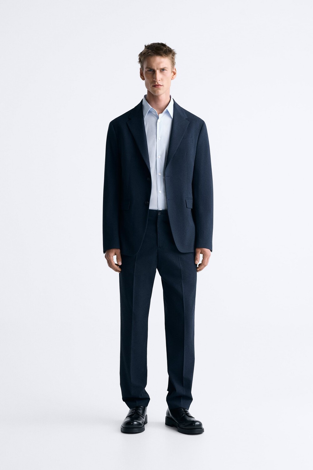 

Костюм с узором тараканы Zara, темно-синий