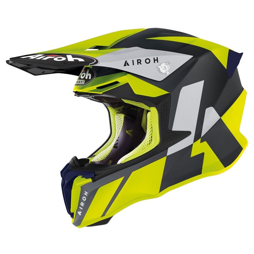 

Шлем для мотокросса Airoh Twist 2.0 Lift, желтый