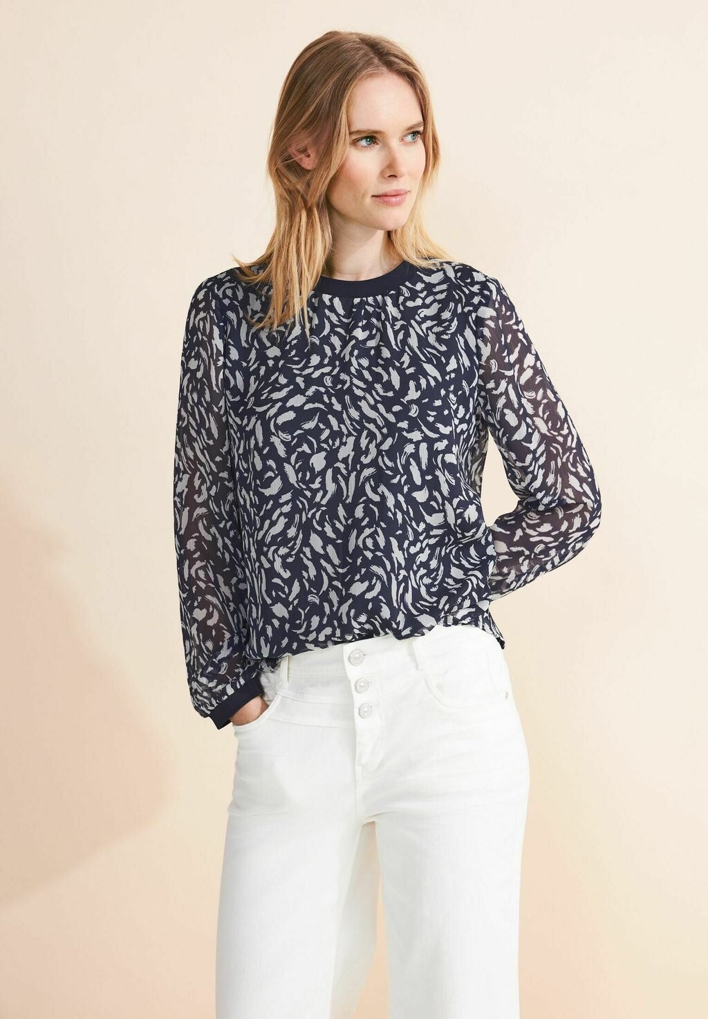 

Блузка PRINT Street One, цвет blau
