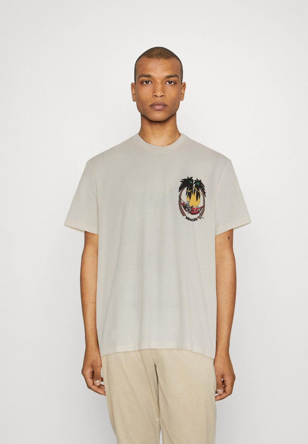 

Футболка с принтом AllSaints, белый
