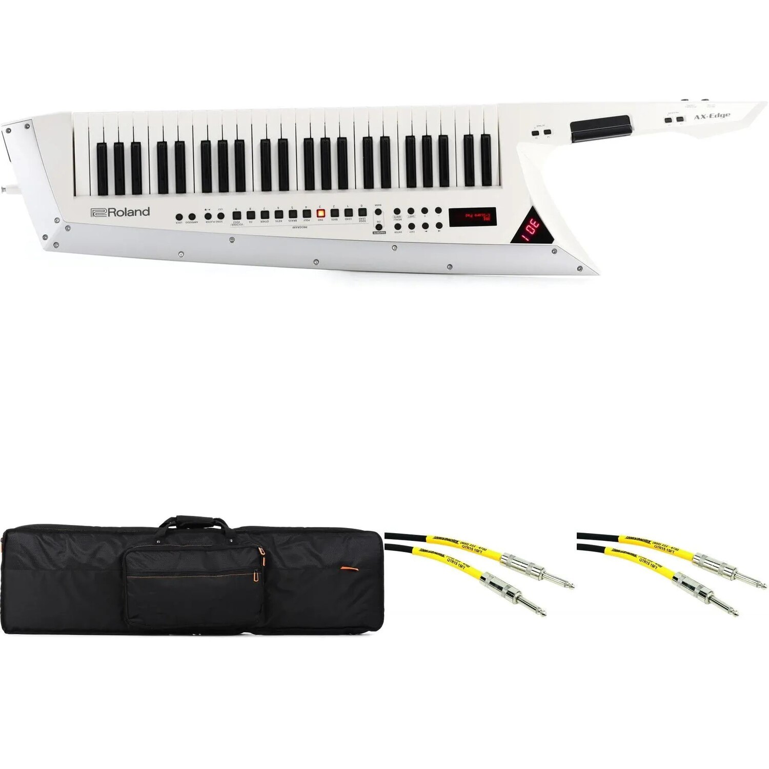 

Комплект синтезатора Keytar Stage с 49 клавишами Roland AX-Edge — белый