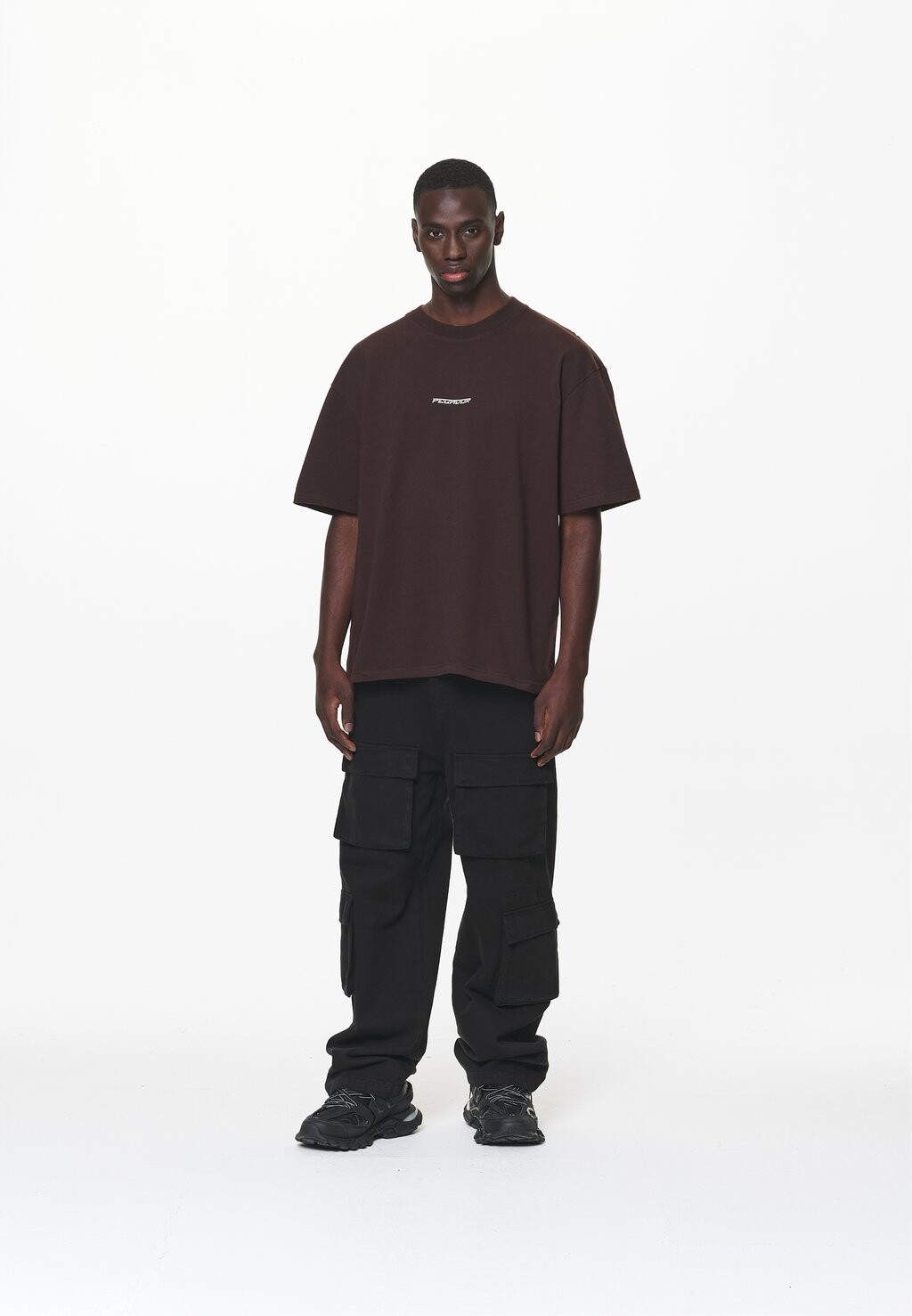 

Футболка с принтом Fenton Oversized Tee Pegador, цвет washed oak brown
