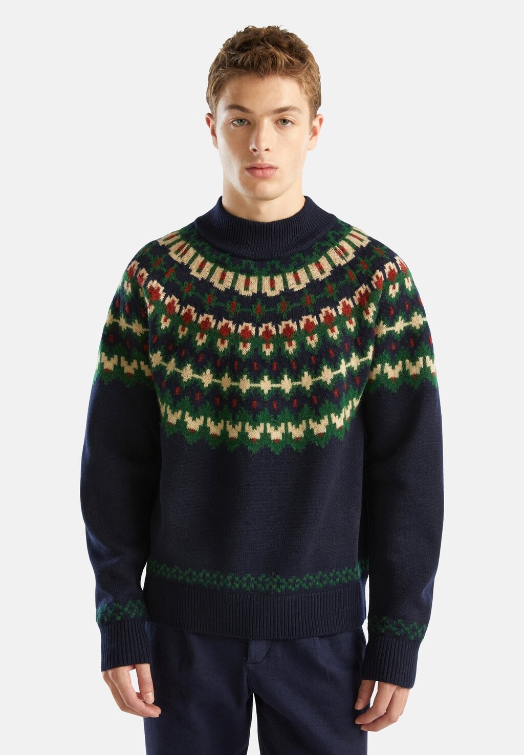 

Свитер Turtleneck Regular Fit United Colors of Benetton, синий