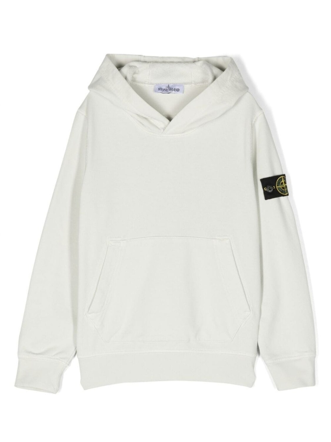

Stone Island Junior худи с нашивкой-логотипом Compass, серый