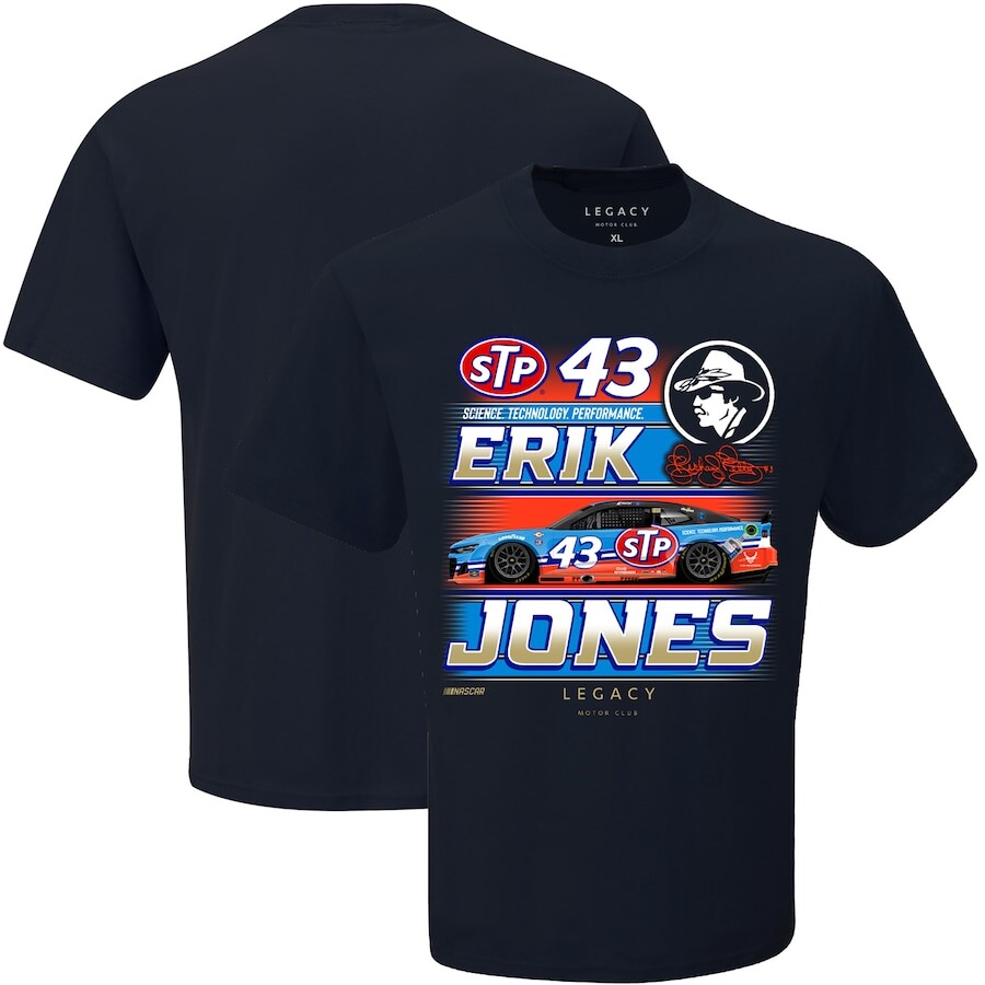 

Футболка с коротким рукавом LEGACY Motor Club Team Collection Erik Jones, нави