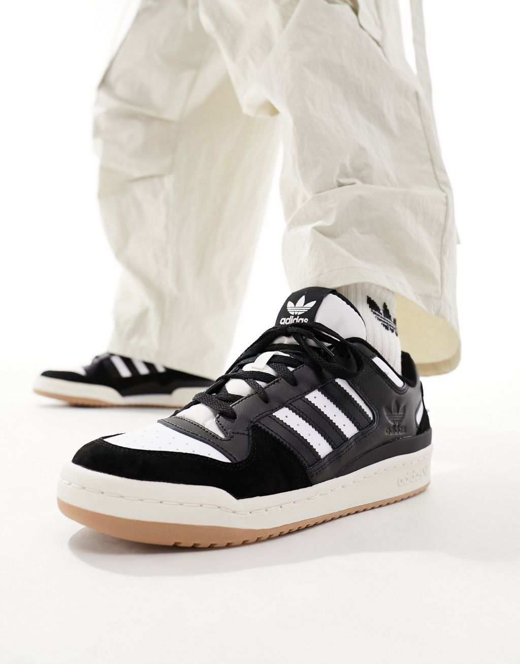 Черные кроссовки adidas Originals Forum Low CL