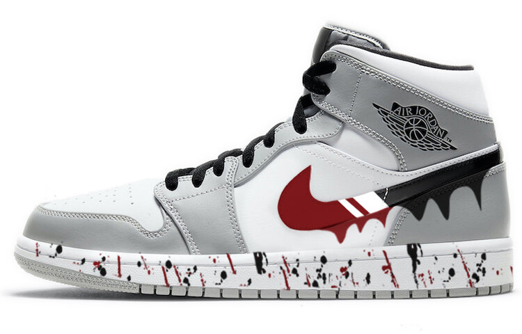 

Jordan Air Jordan 1 винтажные баскетбольные кроссовки мужские, Light Gray