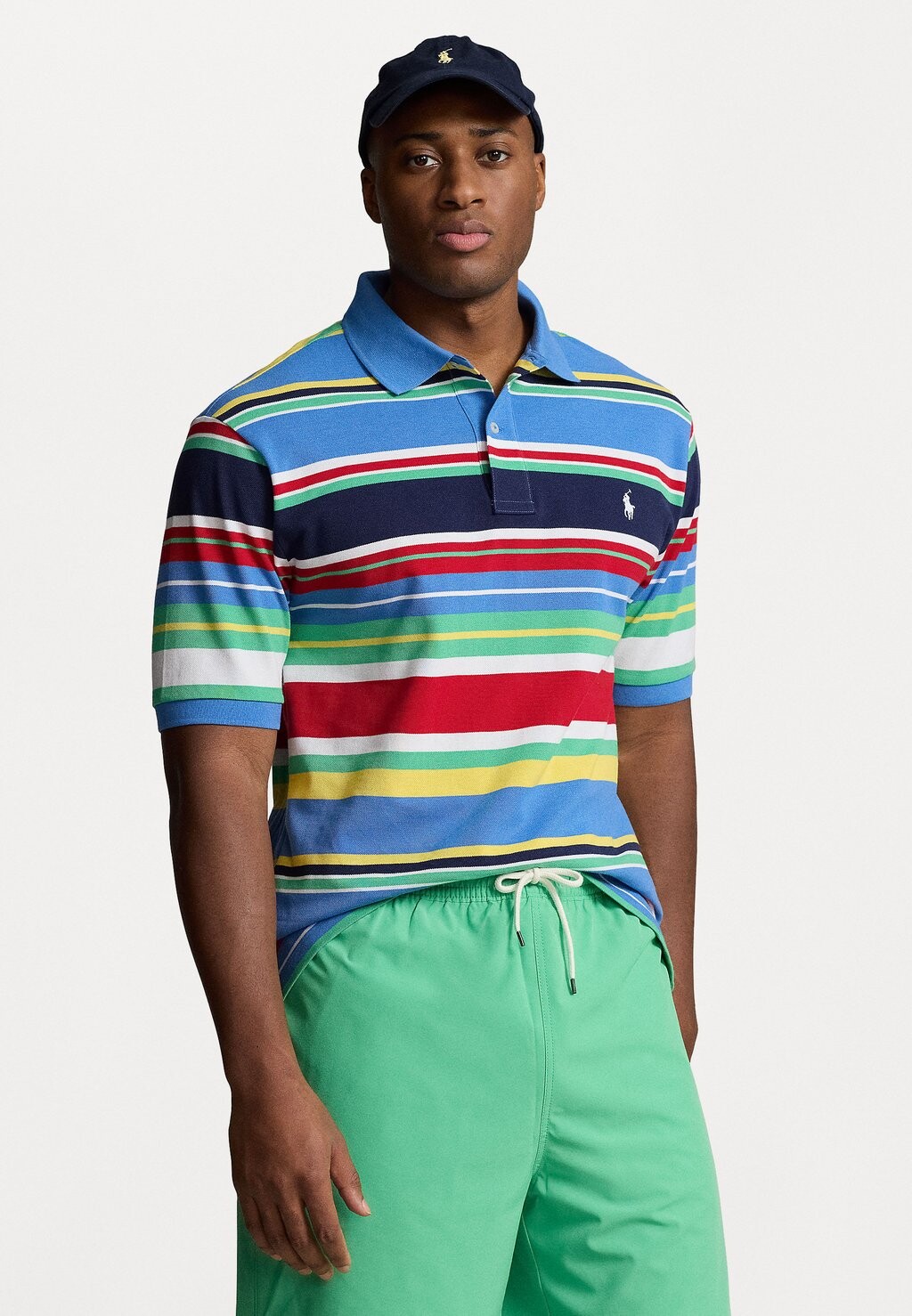 

Рубашка поло Polo Ralph Lauren Big & Tall, синий