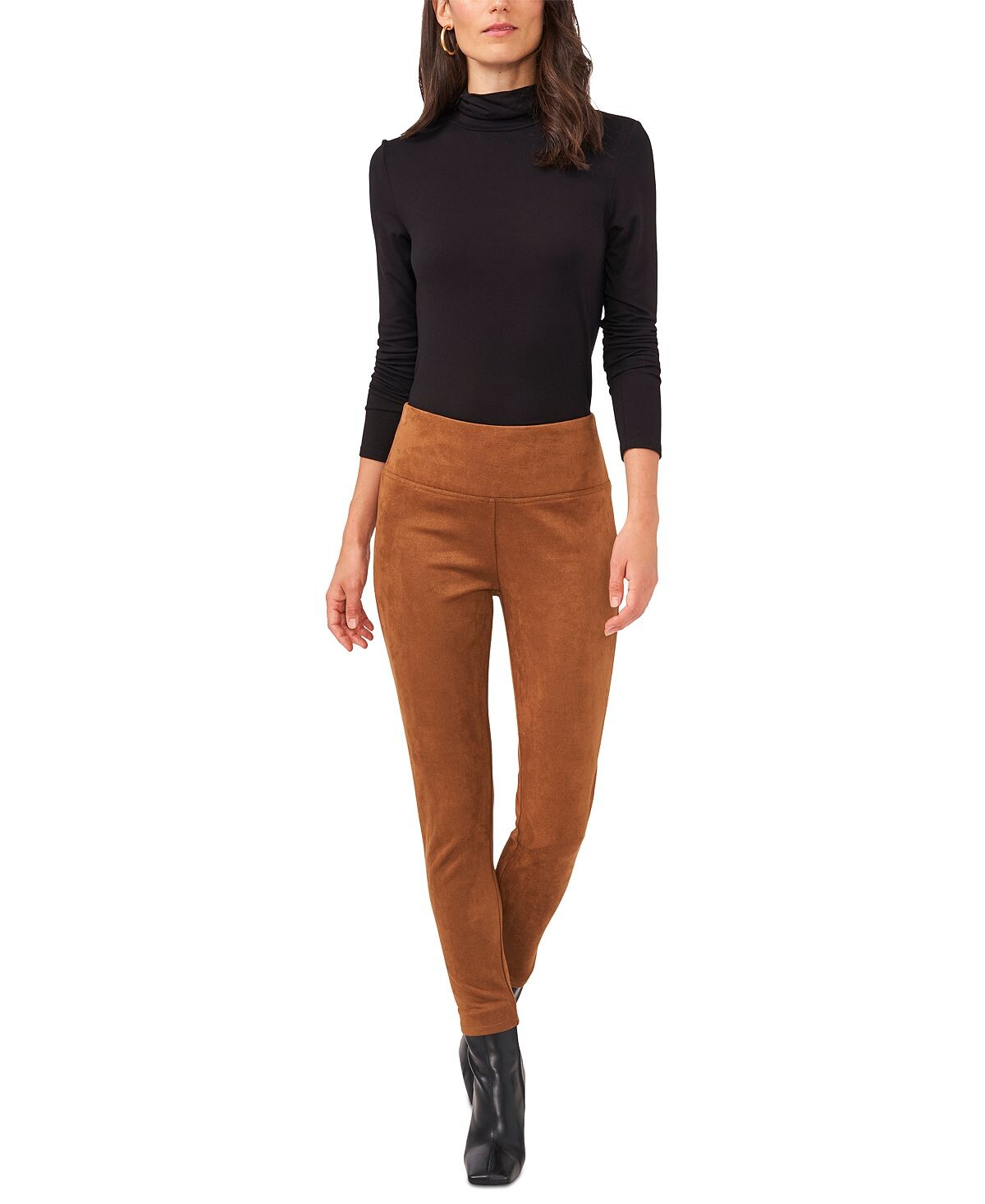 

Женские леггинсы без застежки с широким поясом Vince Camuto