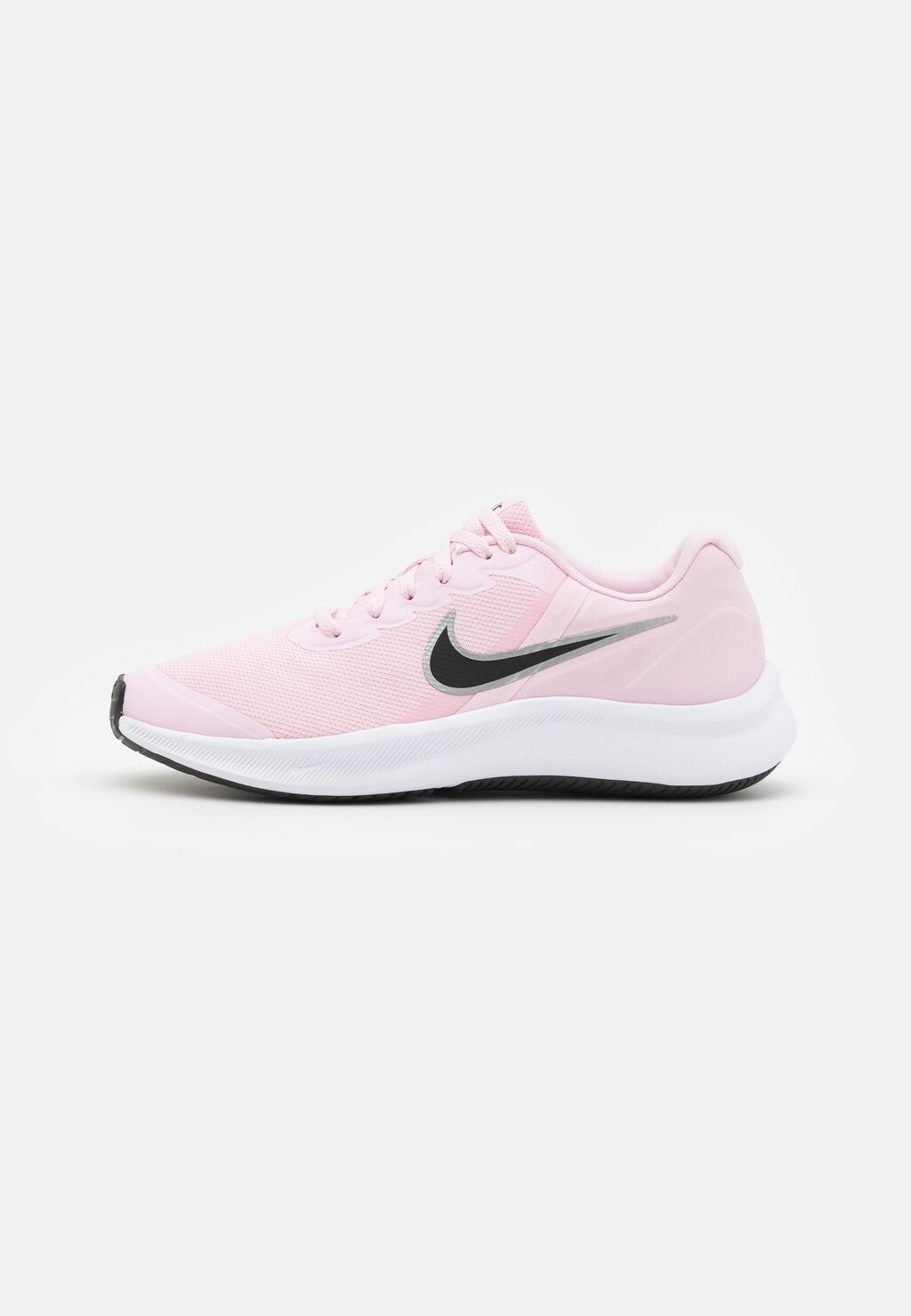 

Кроссовки нейтрального цвета NIKE STAR RUNNER 3 (GS) Nike, цвет pink/black/metallic silver