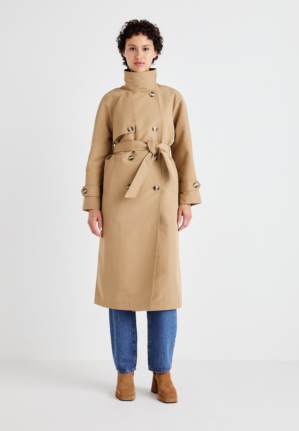 

Тренчкот VMTHEA Vero Moda, коричневый