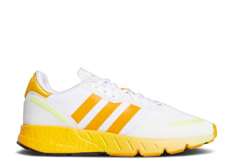 Кроссовки Adidas ZX 1K BOOST 'WHITE COLLEGIATE GOLD', белый кроссовки adidas zx 1k boost white collegiate gold белый