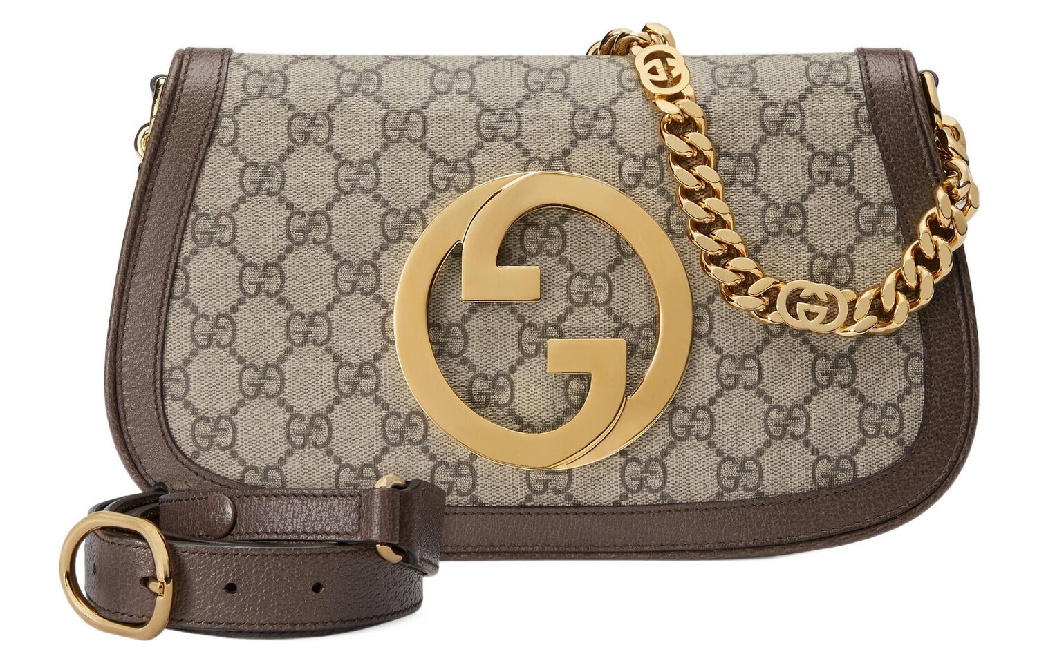 

Сумка GUCCI Blondie на одно плечо, коричневый/бежевый