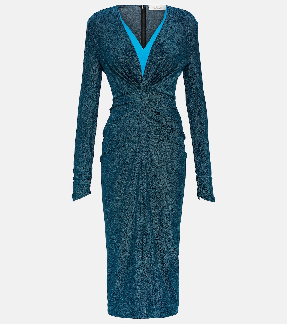 Платье миди hades из джерси Diane Von Furstenberg, синий платье diane von furstenberg синий