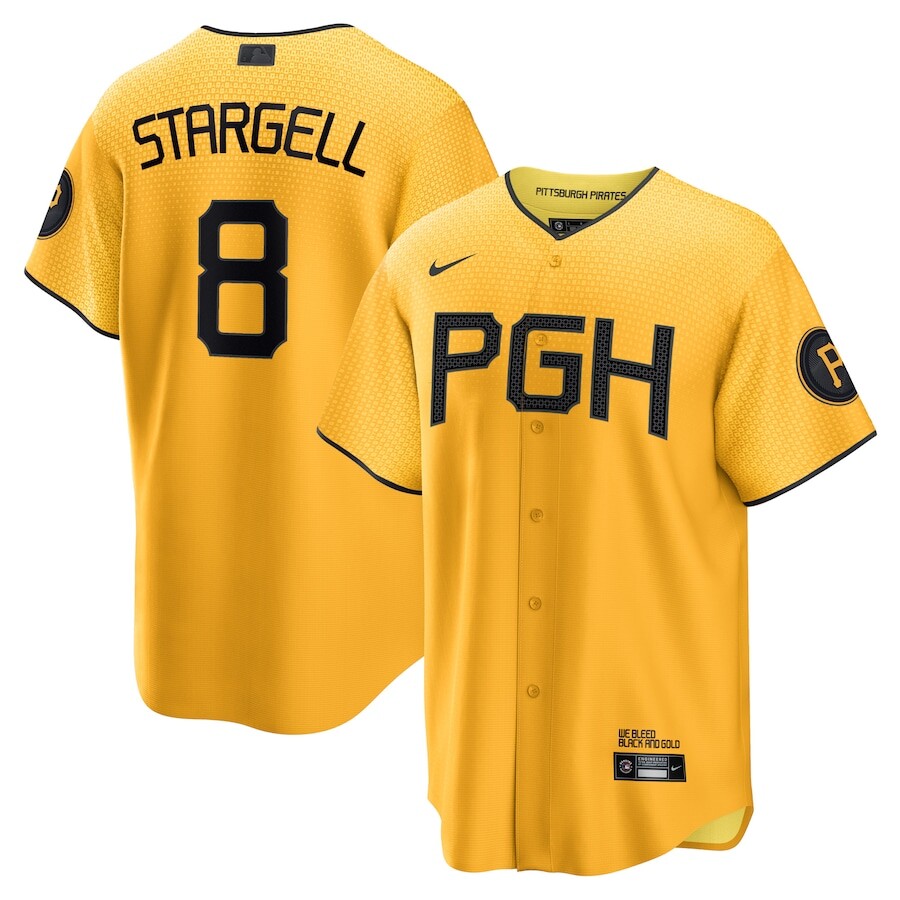 

Джерси Nike Pittsburgh Pirates, золотой