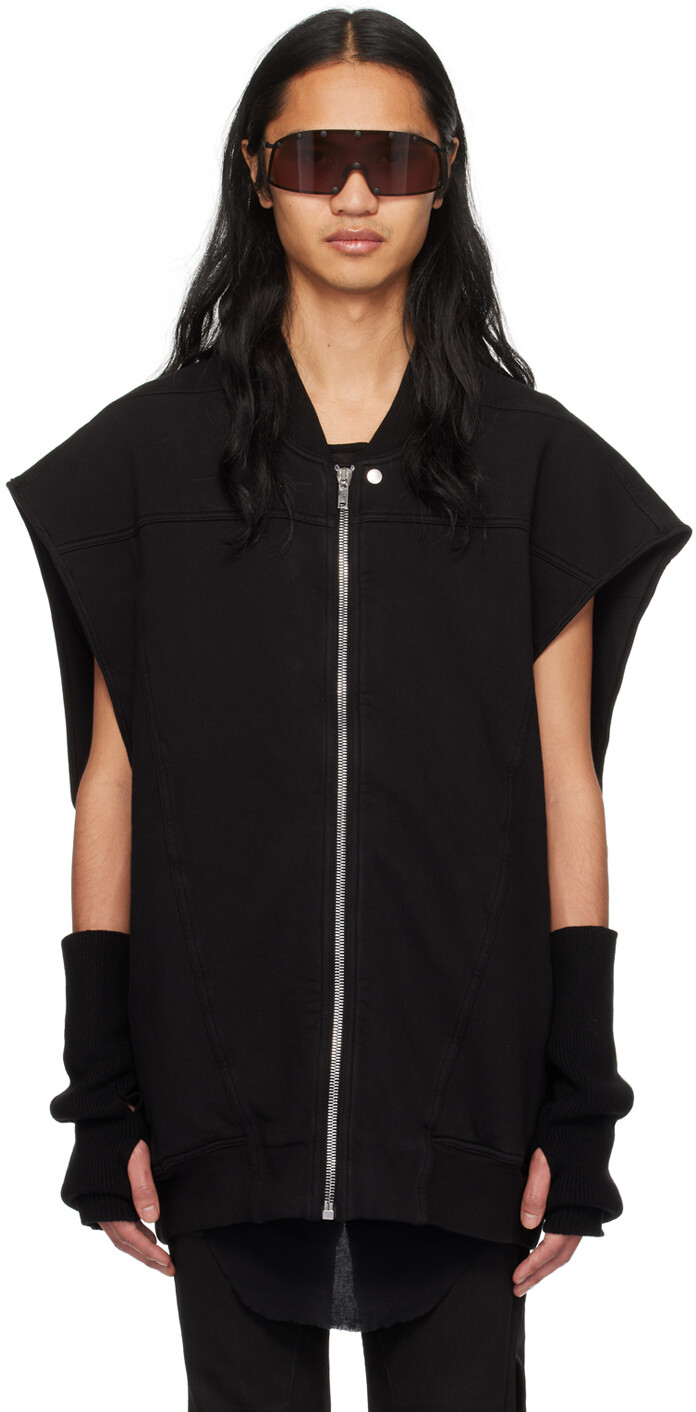 

Черный летный жилет Jumbo Rick Owens Drkshdw