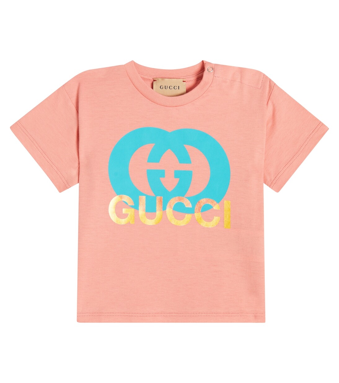 

Детская хлопковая футболка с блокировкой g Gucci Kids, белый