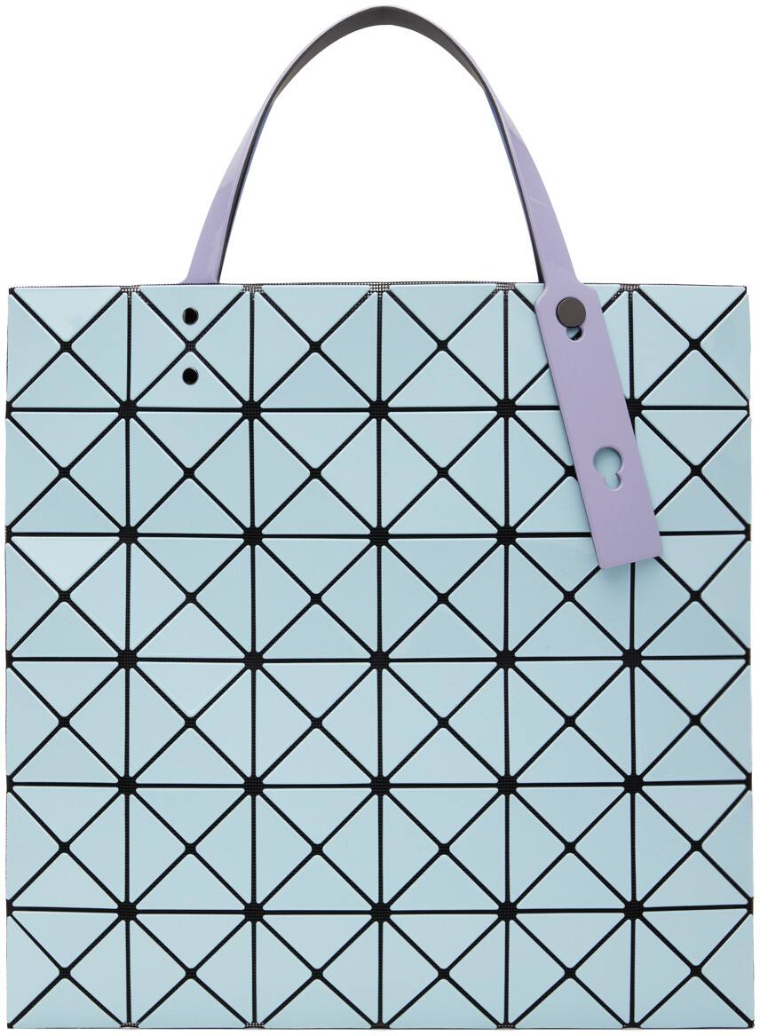 

Синяя и фиолетовая глянцевая сумка-тоут Lucent BAO BAO ISSEY MIYAKE