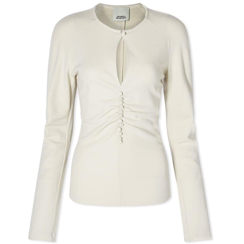 

Топ с длинными рукавами Isabel Marant Dorine, бежевый