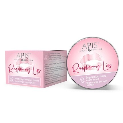 

Apis Raspberry Lips Восстанавливающая ночная маска для губ 10 мл, Apis Professional