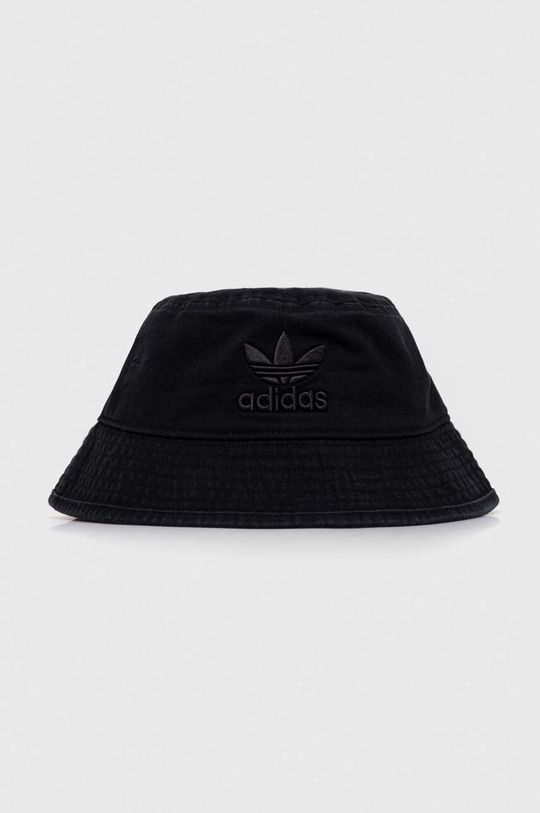 Хлопчатобумажная шапка adidas Originals, черный