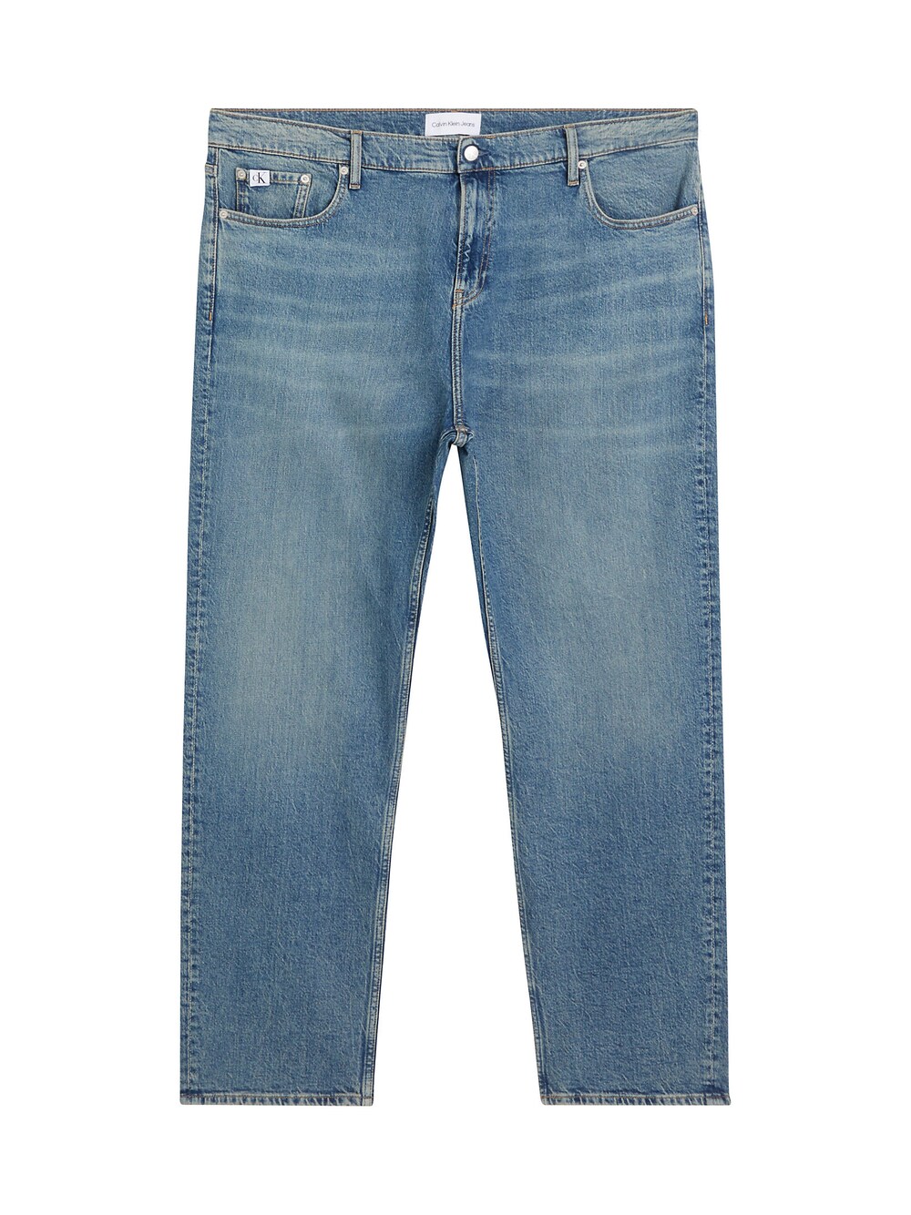 Зауженные джинсы Calvin Klein, синий джинсы зауженные calvin klein размер 33 синий