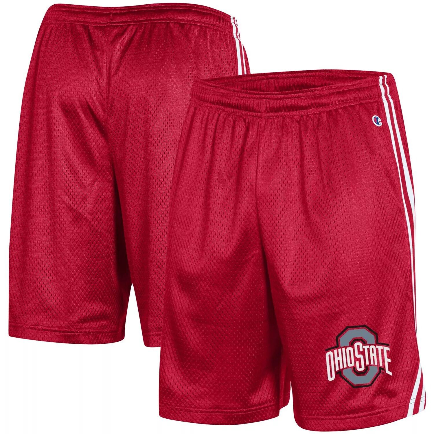 

Мужские шорты для лакросса Champion Scarlet Ohio State Buckeyes Team