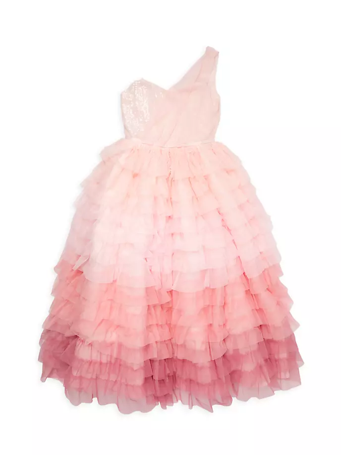 цена Платье с эффектом омбре для маленьких девочек и девочек Christian Siriano, цвет mauve blush
