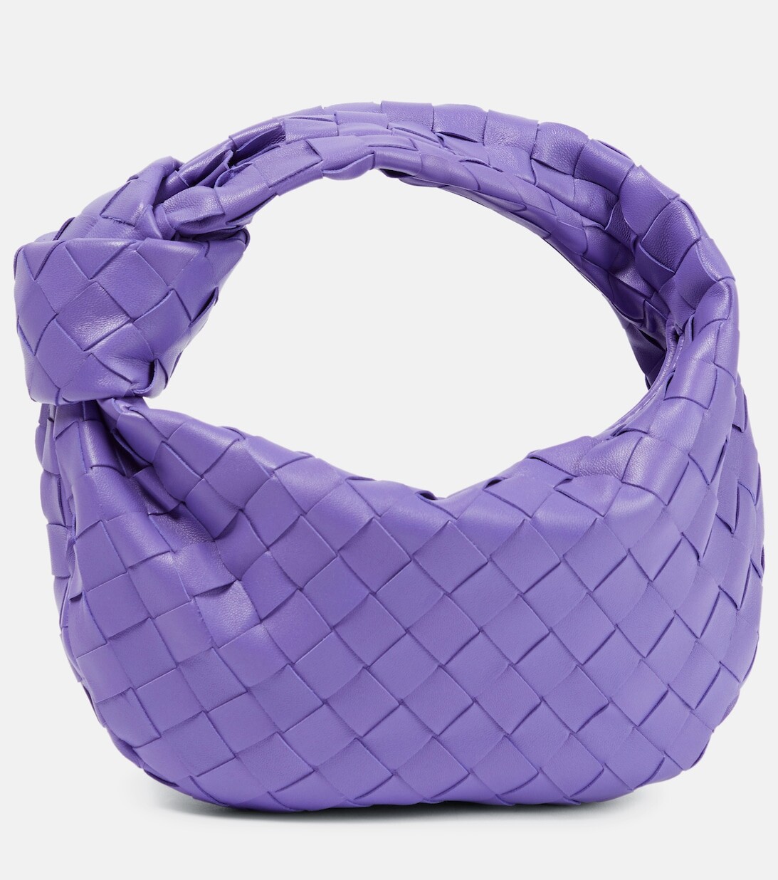 

Кожаная сумка-тоут Jodie Mini Bottega Veneta, фиолетовый