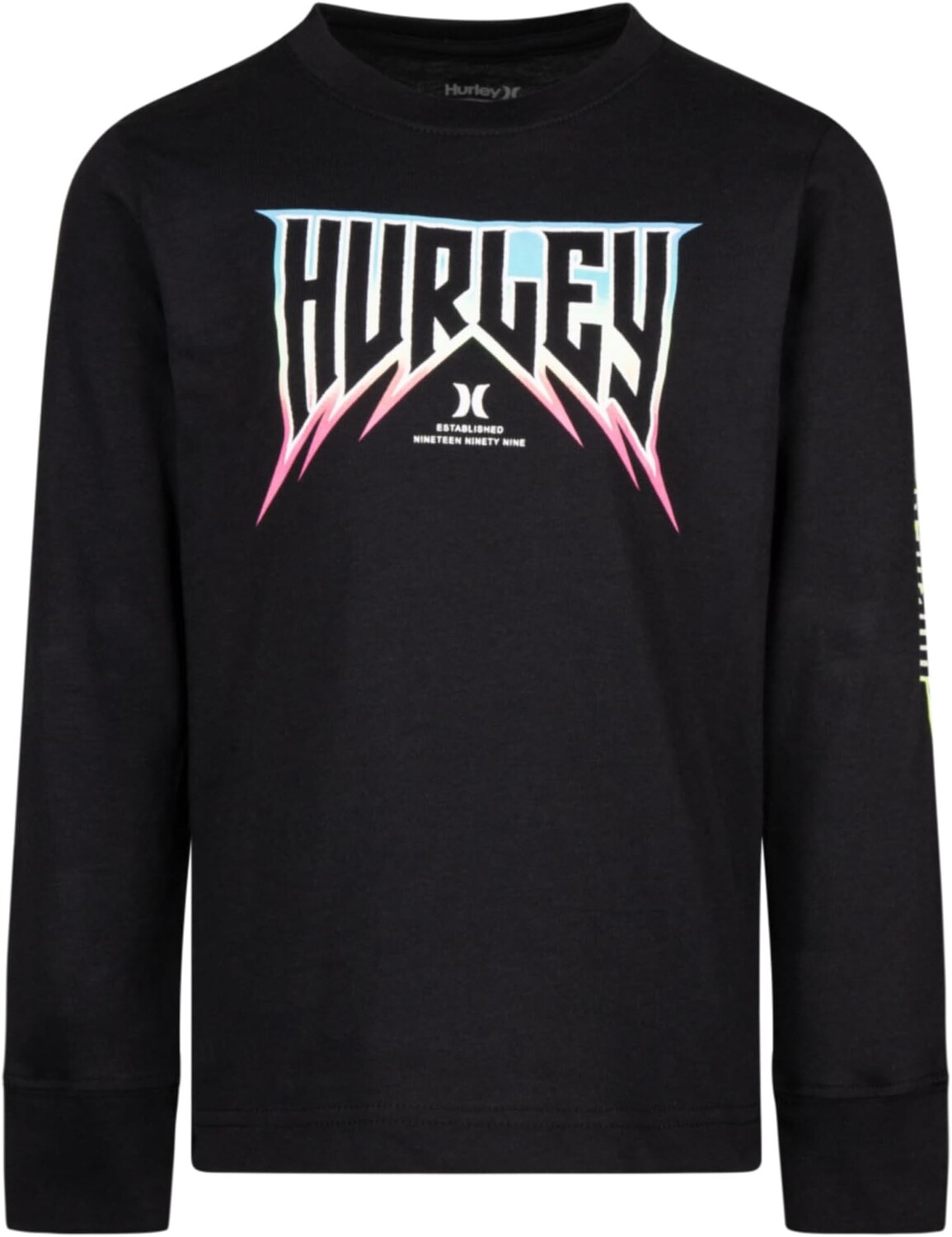 

Футболка Hurley Long Sleeve Wave Tallica Graphic T-Shirt, черный