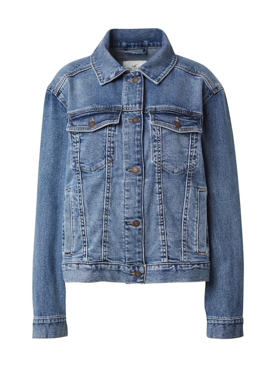

Межсезонная куртка Hollister, синий джинсовый
