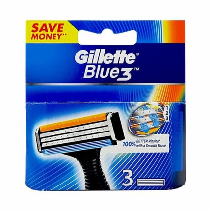 цена Лезвия для бритвы Gillette Blue3