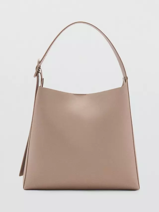 

Сумка Mango Winnie Shopper, бежевый