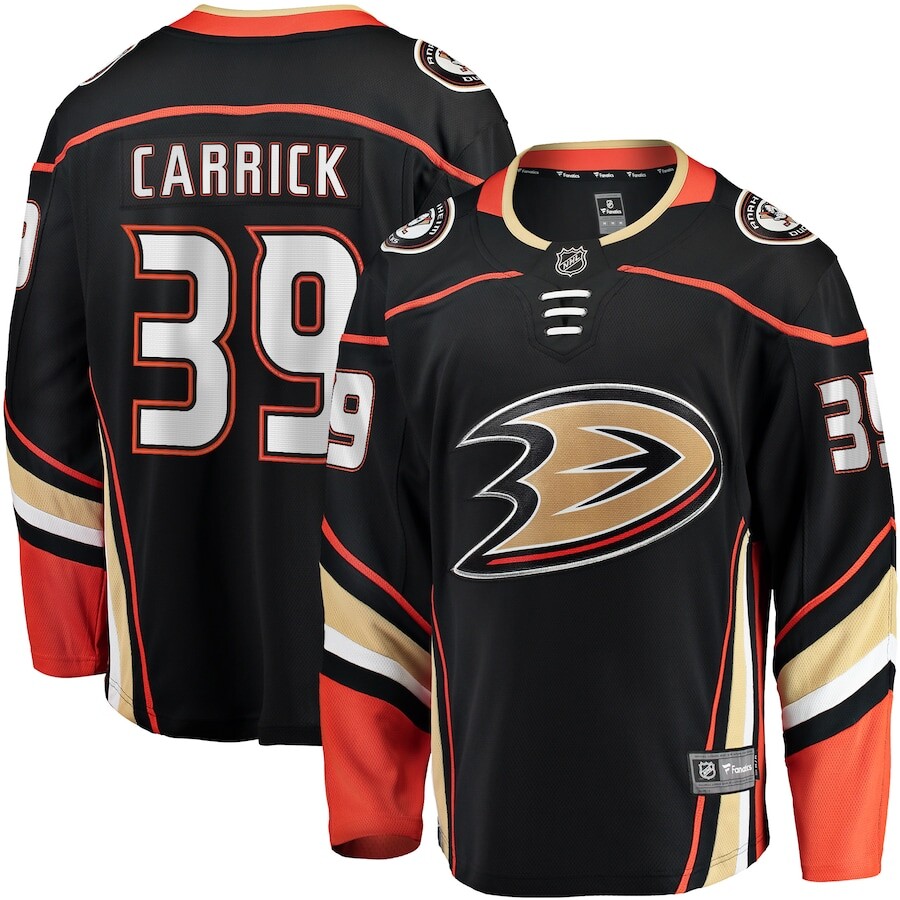 

Джерси Fanatics Branded Anaheim Ducks, черный