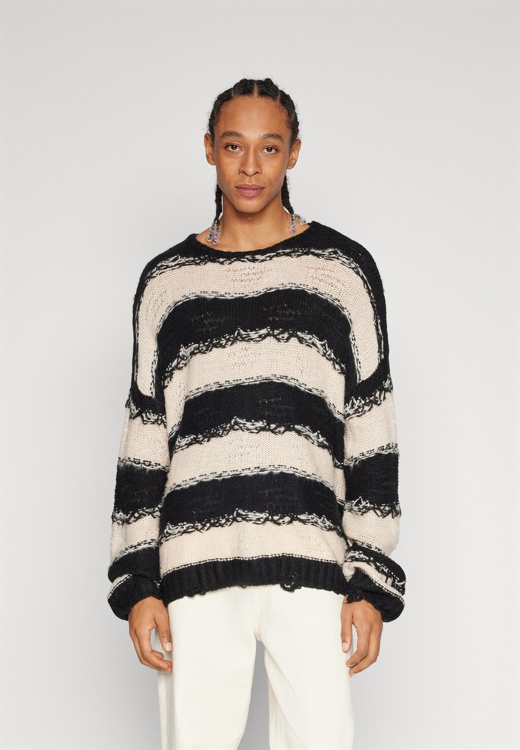 

Свитер GRUNGE STRIPE UNISEX BDG Urban Outfitters, белый