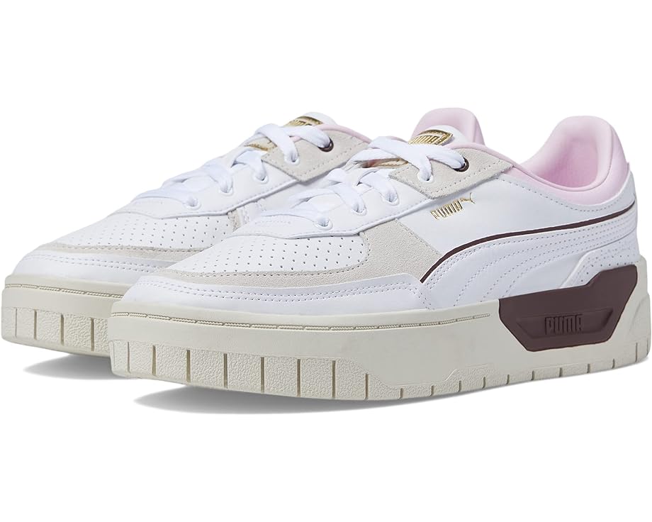 Кроссовки PUMA Cali Dream Preppy, цвет PUMA White/Warm White/Pearl Pink freshwater pearl white button pearl aaa pink purple white button pearl