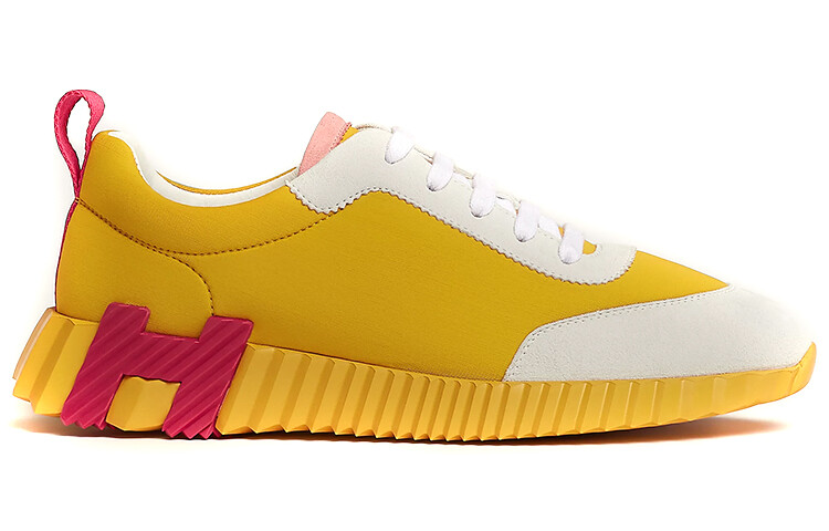 

HERMES Bouncing Lifestyle Shoes Women's Low-top Lemon