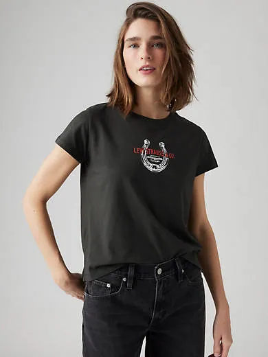 

Футболка свободного кроя с графическим принтом Levi's, черный