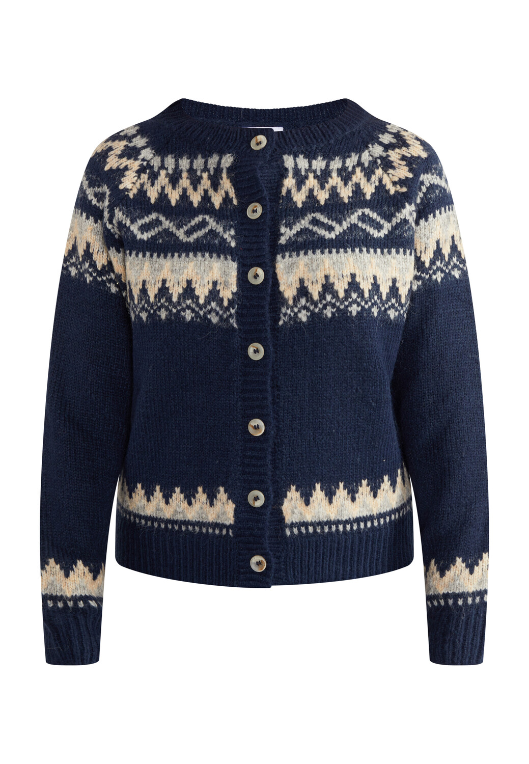 

Толстовка usha BLUE LABEL Strickjacke, цвет Navy Grau Beige