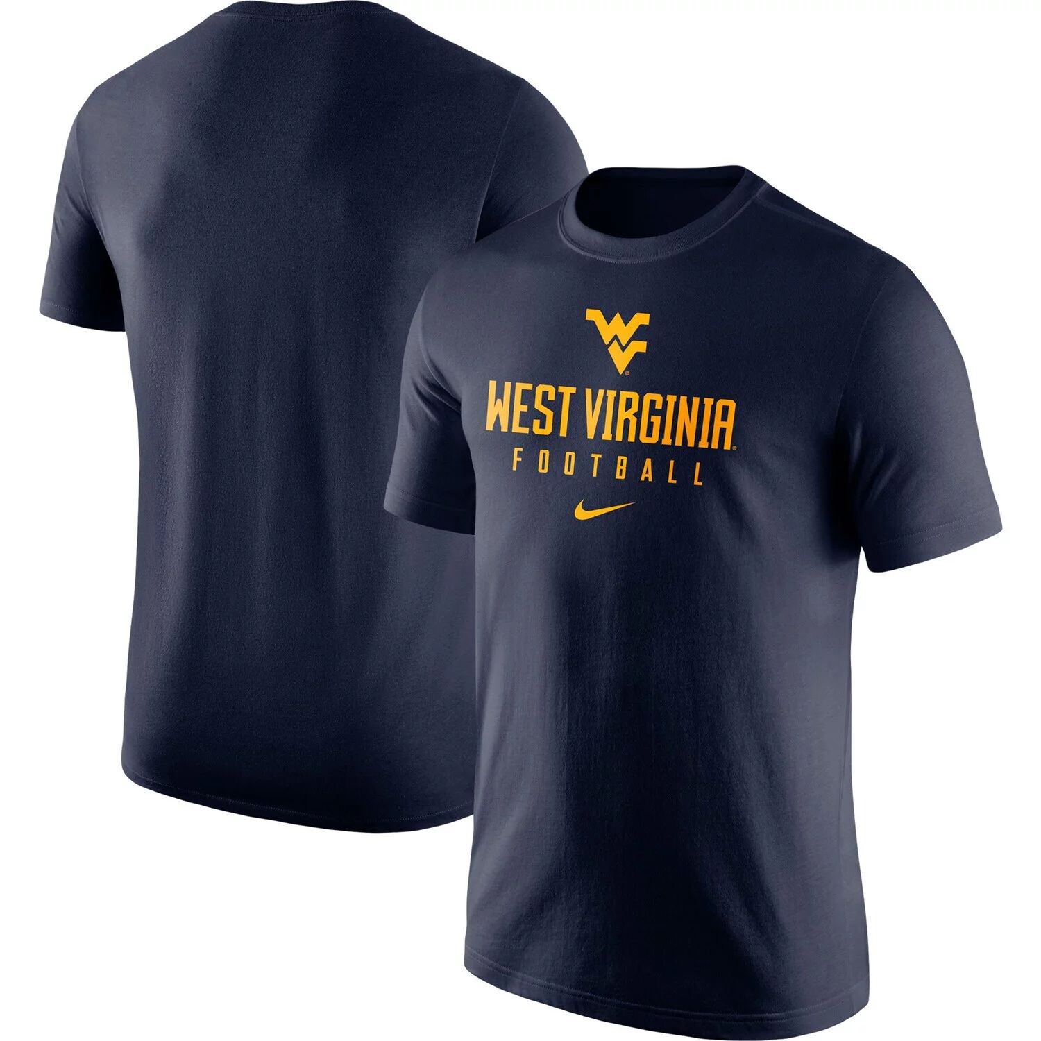 

Мужская темно-синяя футболка West Virginia Mountaineers Team Issue Performance Nike, Синий
