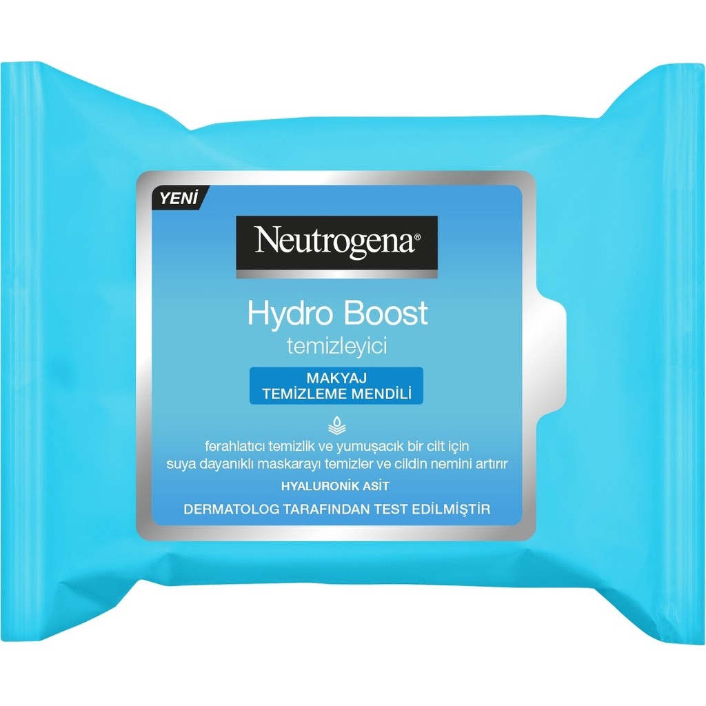 цена Салфетки для снятия макияжа Neutrogena Hydro Boost, 25 штук